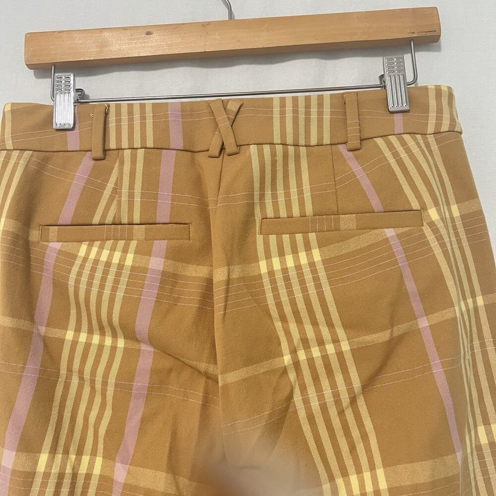 Anthropologie Maeve Margot Kick Flare Plaid Pants Women’s Size 6 - Picture 6 of 13